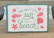 Load image into Gallery viewer, Mermaid / Beach/ Nautical/ Coastal Distressed Wood Table Decor Signs