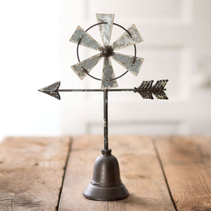 Windmill With Arrow Table Decor