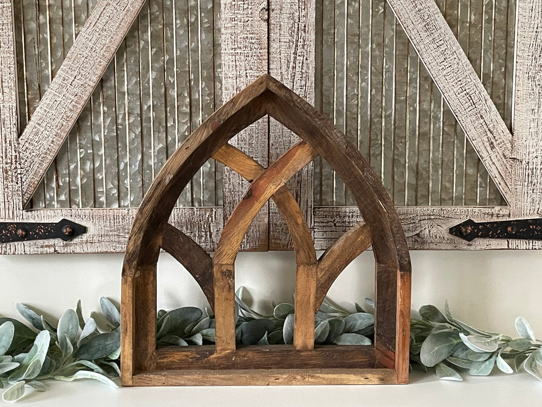 Elevate Your Space with Arched Wooden Wall Decor