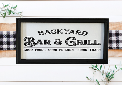 Backyard Bar And Grill Wall Decor