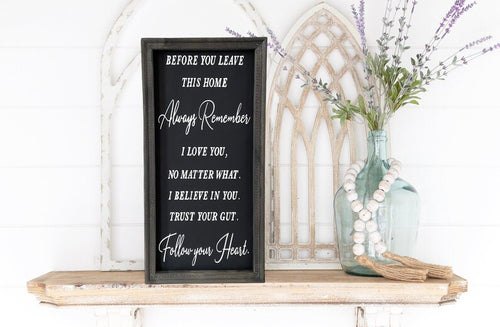 Always Remember Farmhouse Wall Decor