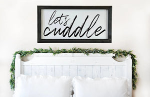 Let’s Cuddle Farmhouse Wall Decor