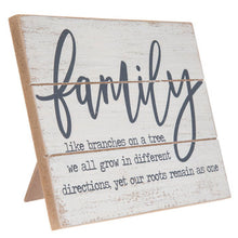 Load image into Gallery viewer, Family Wood Table Decor