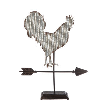 Rooster Metal Table Decor