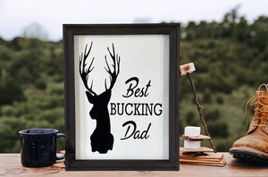 Best Bucking Dad Wall Decor