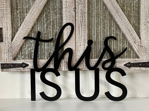 This Is Us Metal Wall Decor