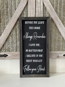 Always Remember Farmhouse Wall Decor