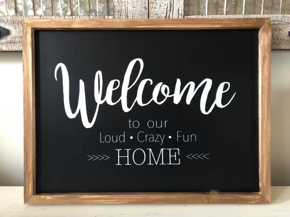 Welcome Wood Wall Decor